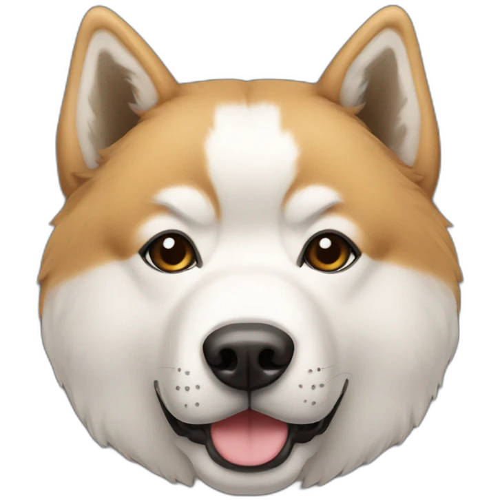 Dog akita emoji