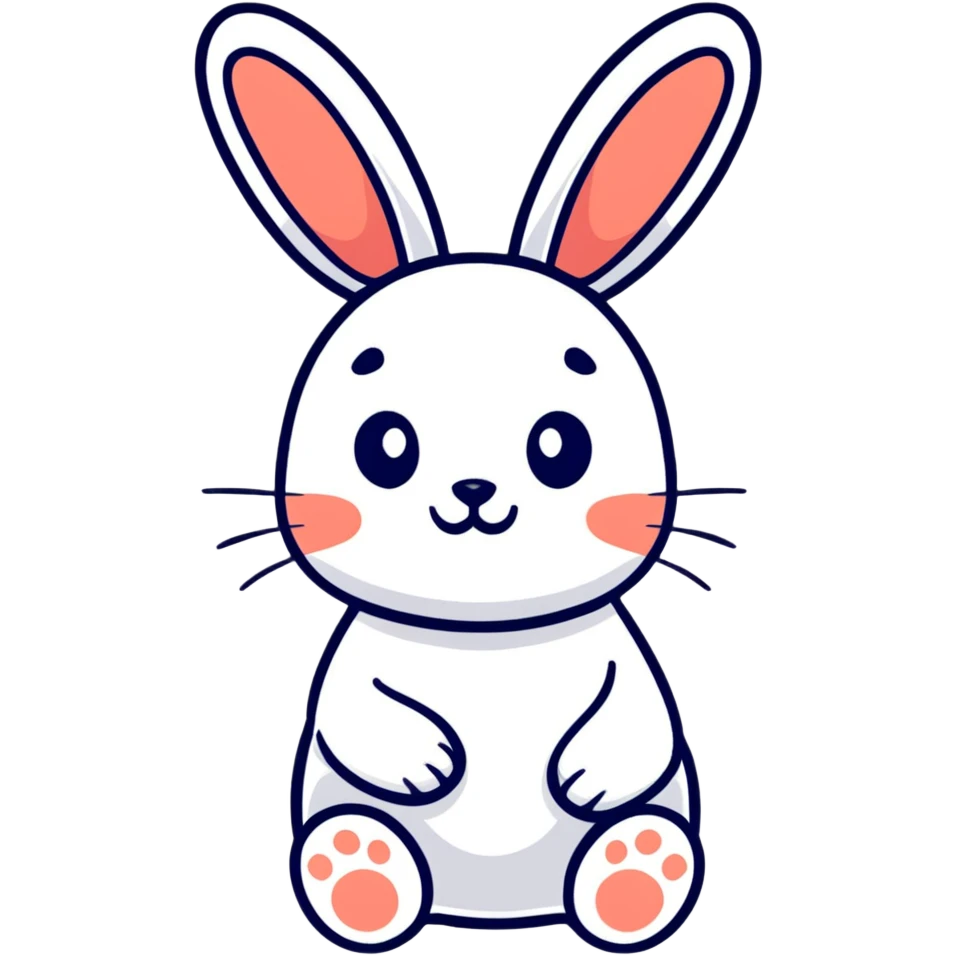cartoon rabbit emoji