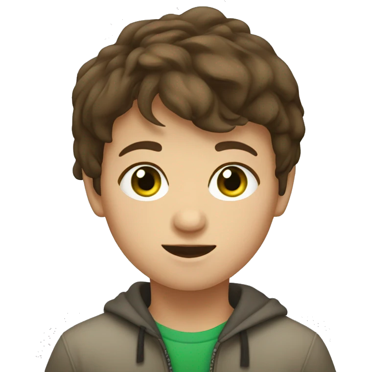 kazakh-boy-green eyes-brown hair emoji