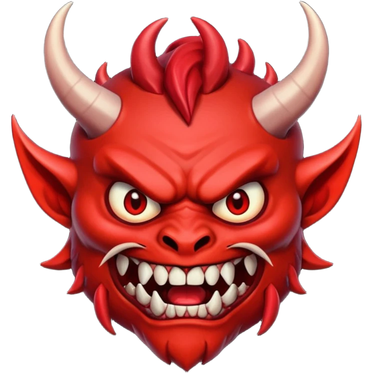 demon with small horn emoji
