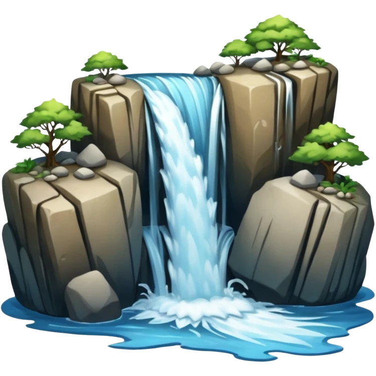 Waterfall emoji