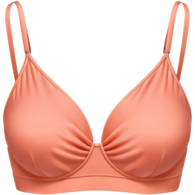 Bikini Top – Coral Blush emoji