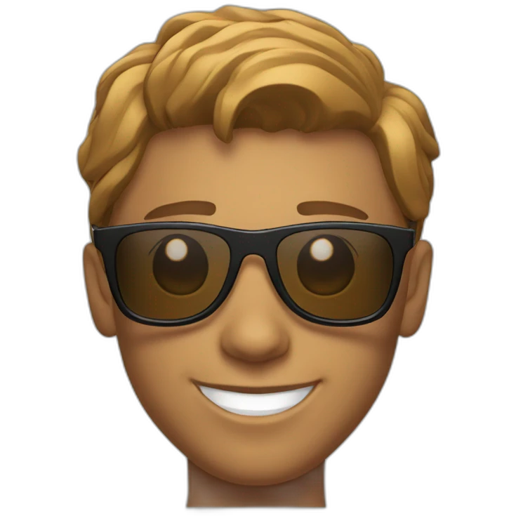 Spider man with ray ban glasses emoji