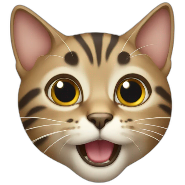 surprised-cat emoji