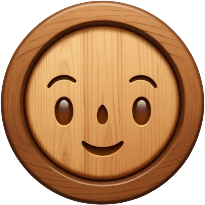 Hard and round surcul emoji