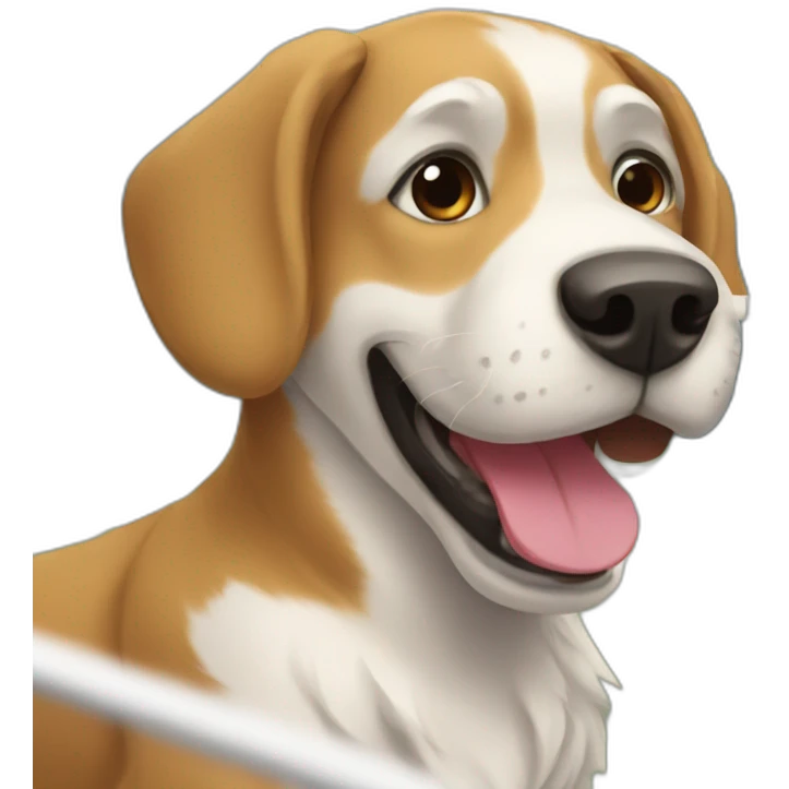 dog-setting-volleyball emoji