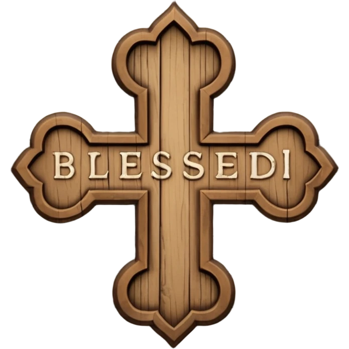 a sign "blessed" emoji