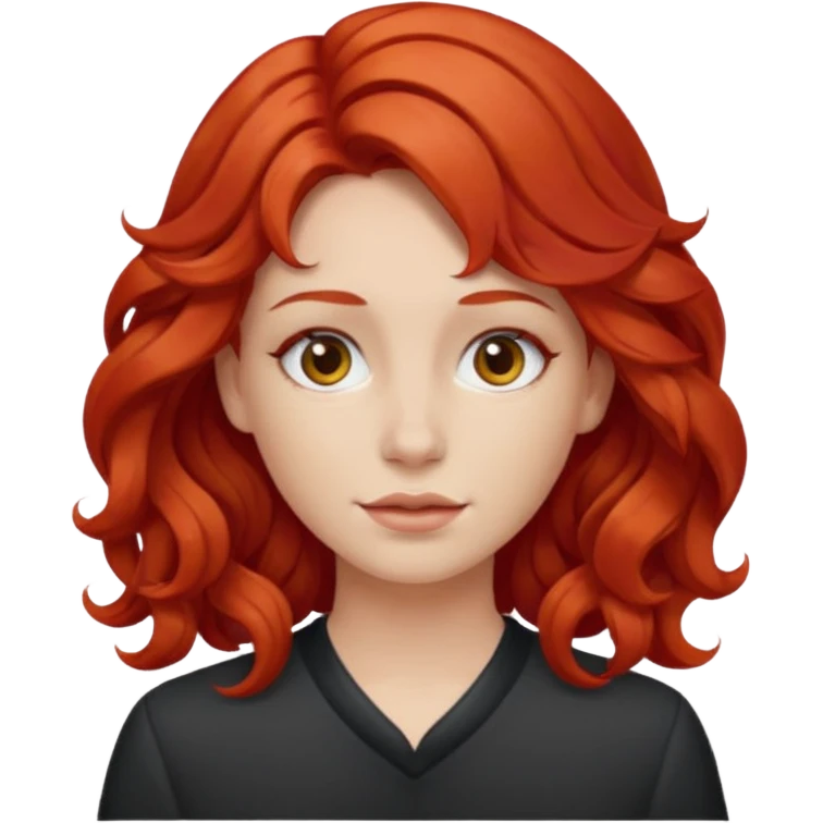 changer la couleur des cheveux en rouge emoji