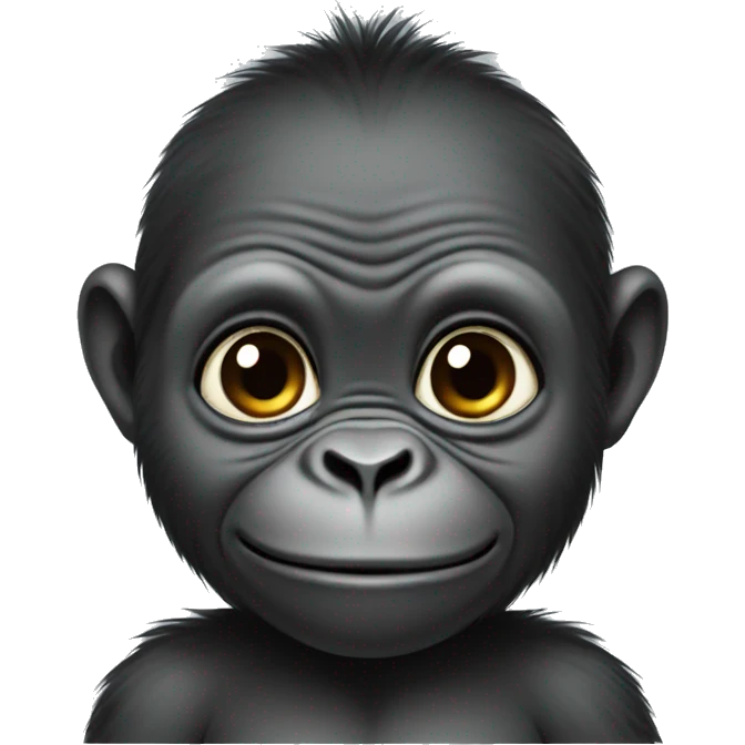 Baby gorilla  emoji