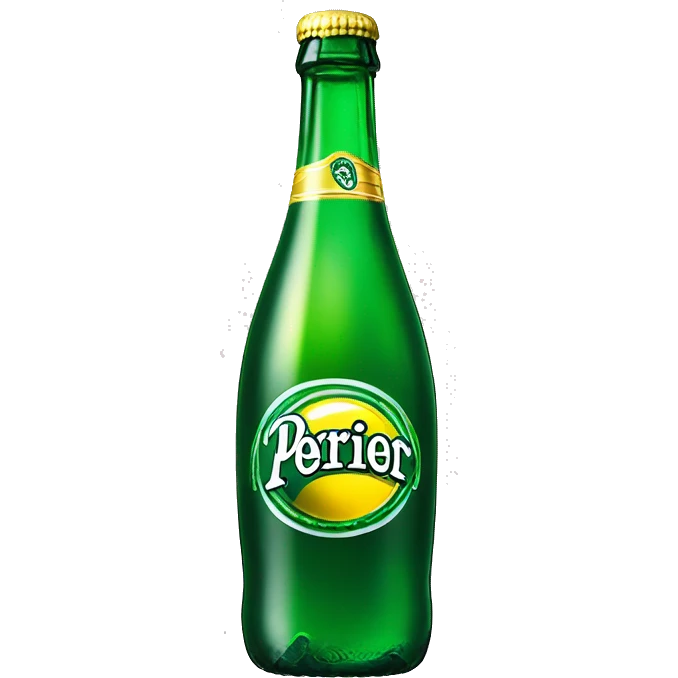 Perrier bottle emoji