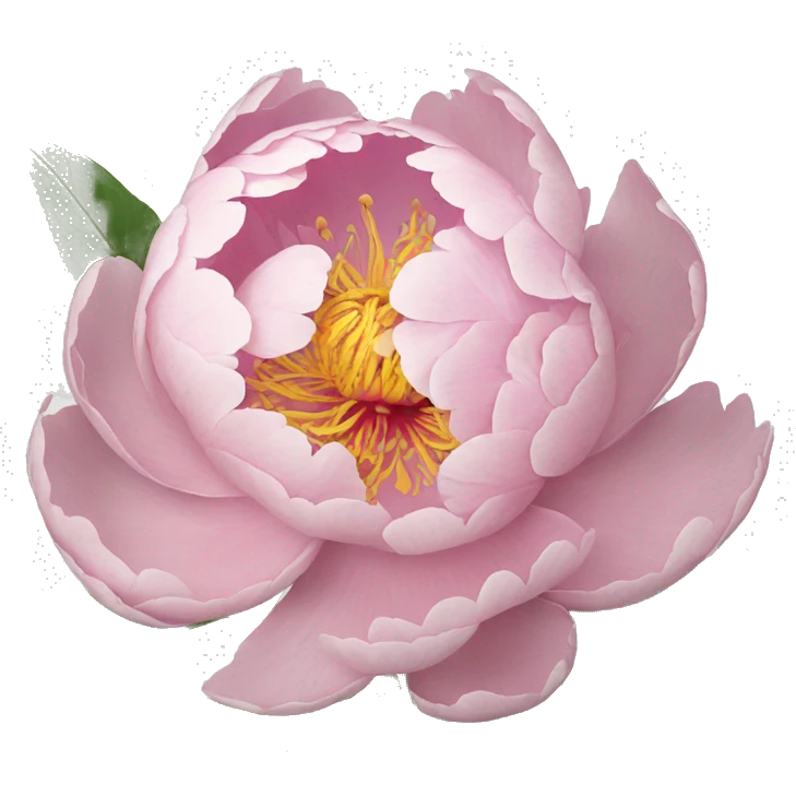 Peony emoji