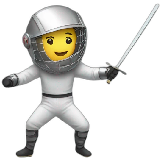 foil (fencing) emoji