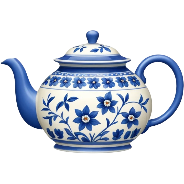 Tea aesthetics blue  emoji