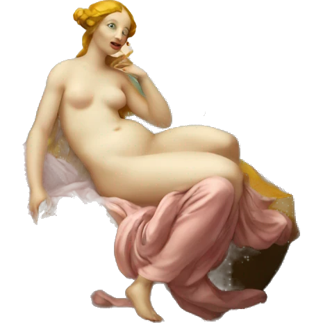 The birth of venus painting emoji