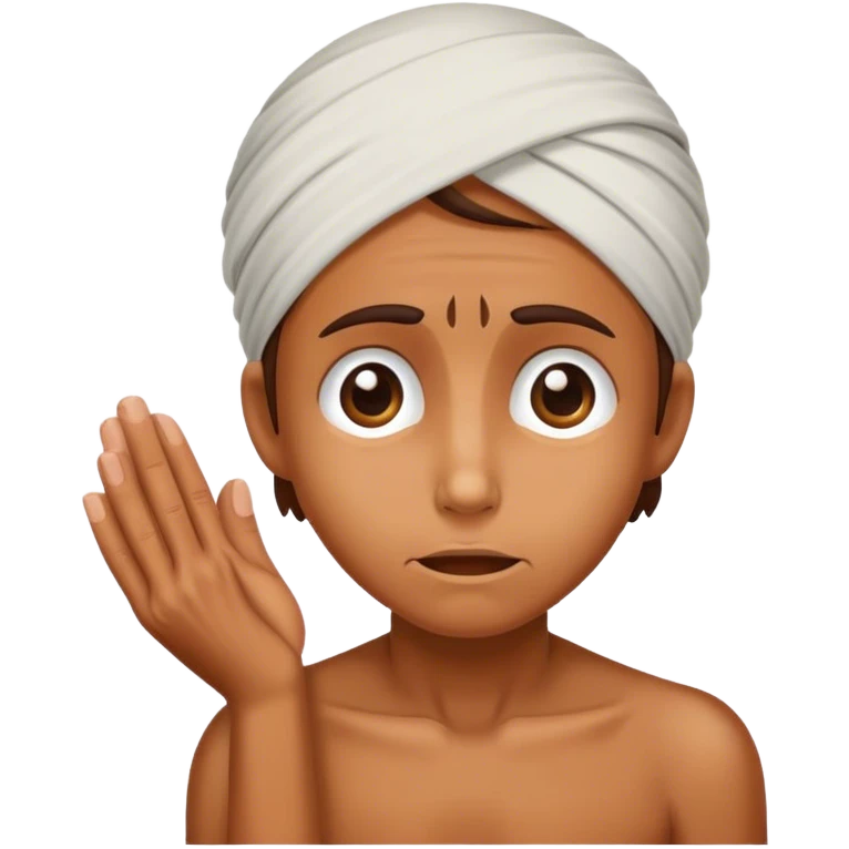 Begging emoji