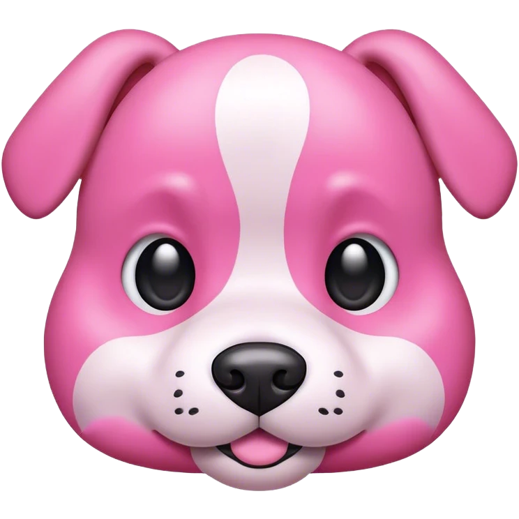 Pink Dog  emoji