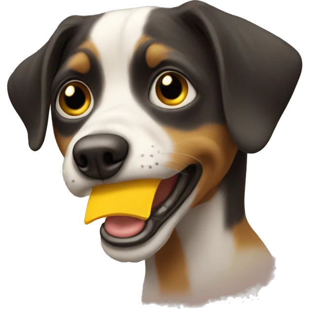 surprised emoji with yellow bone emoji