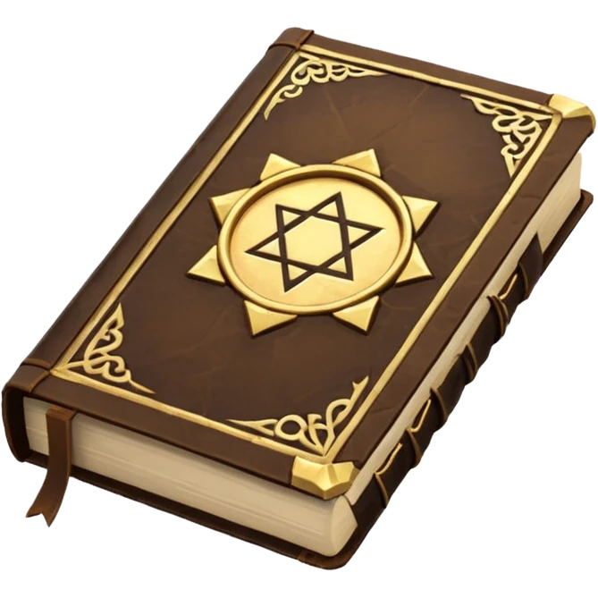fantasy magic book low poly emoji