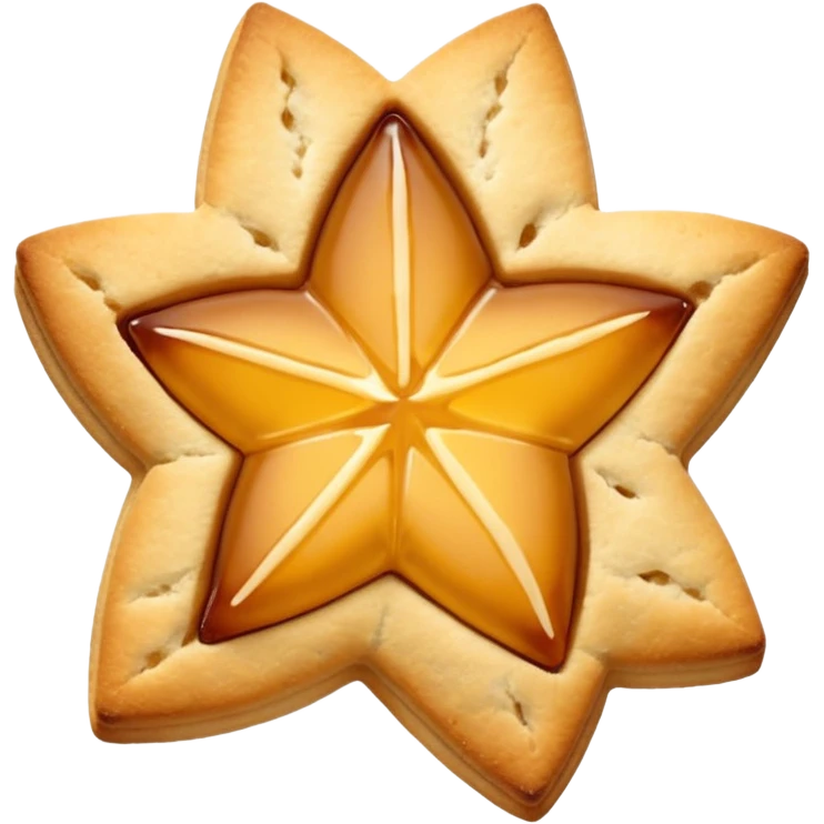 jam-christmas star-shortbread-biscuits emoji