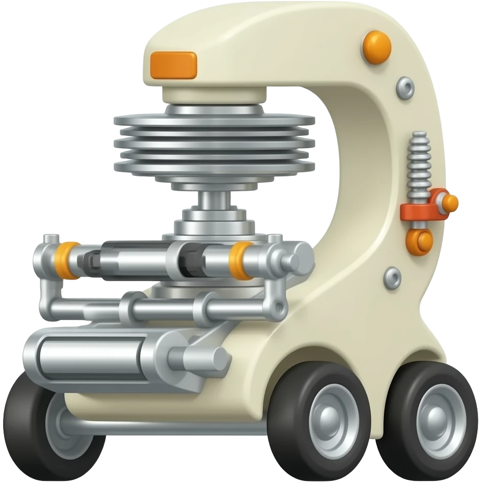 machine on wheels emoji