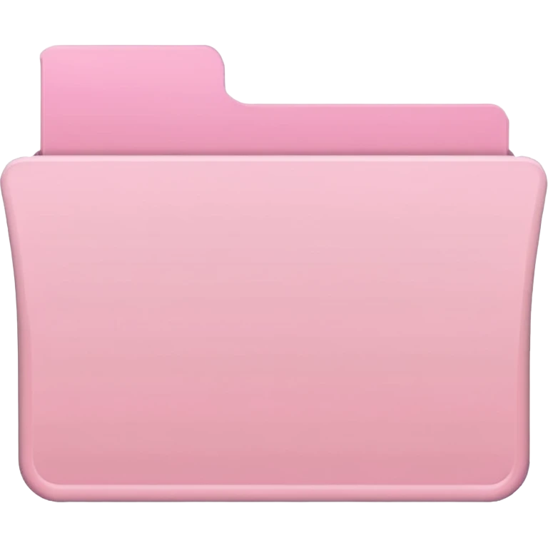 pastel pink empty folder for app icon aesthetic emoji