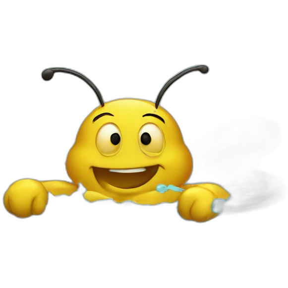 Bees bathing in jacuzzi full of honey emoji