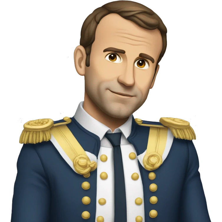 Macron suspiceu emoji