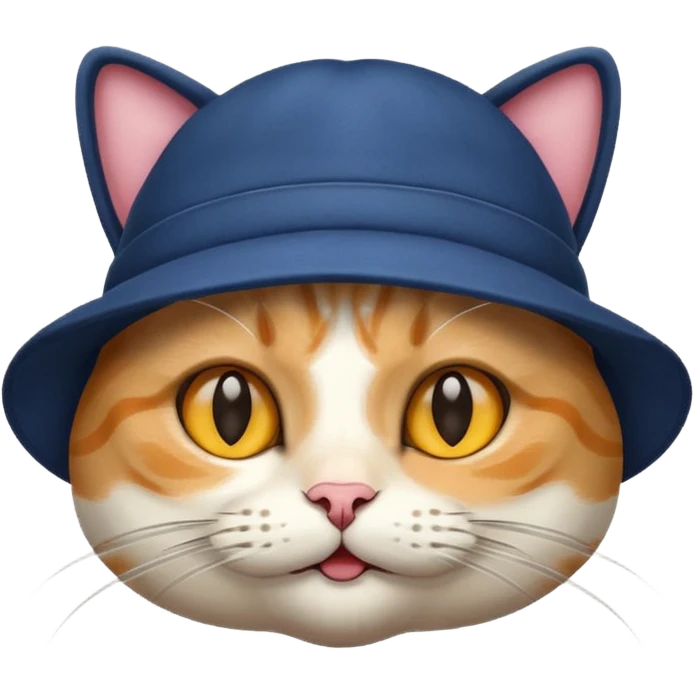 Cat with hat emoji
