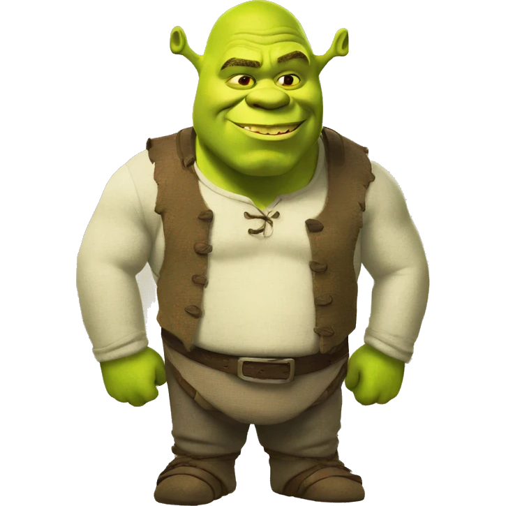  shrek giving a cool emoji