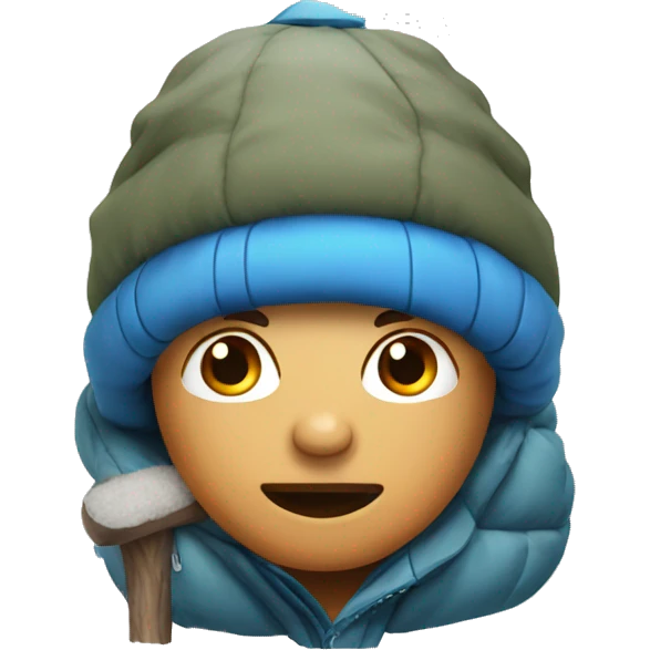 winter camping emoji