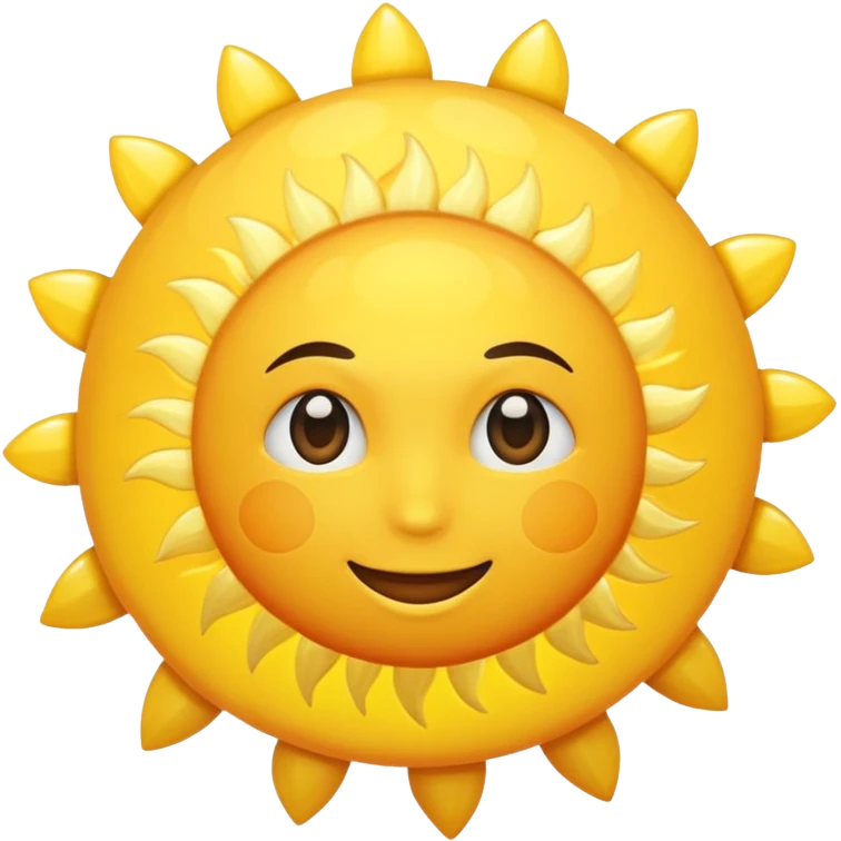 Sun emoji