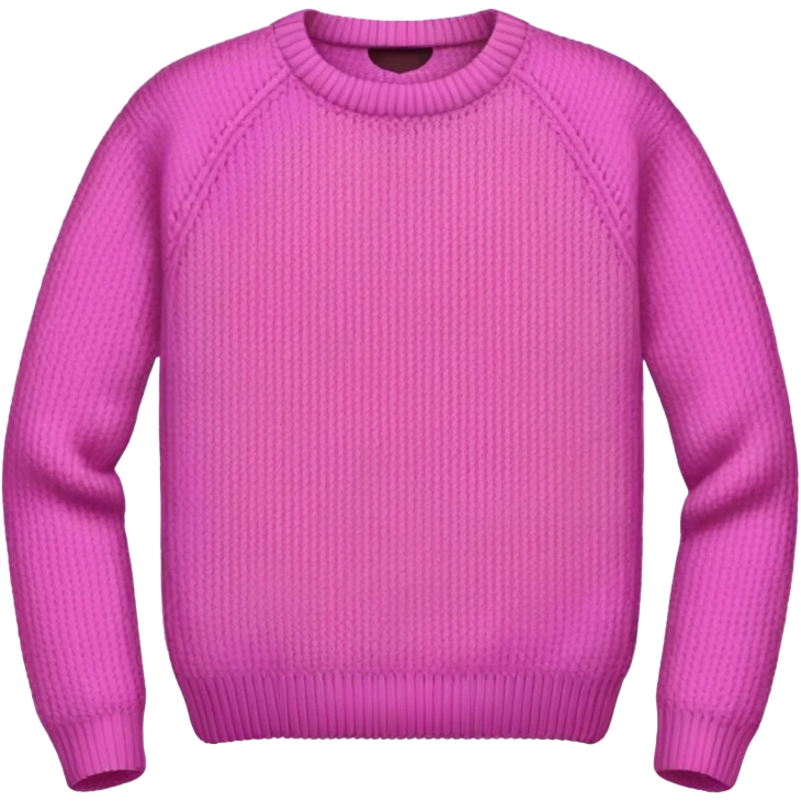 pink sweater emoji