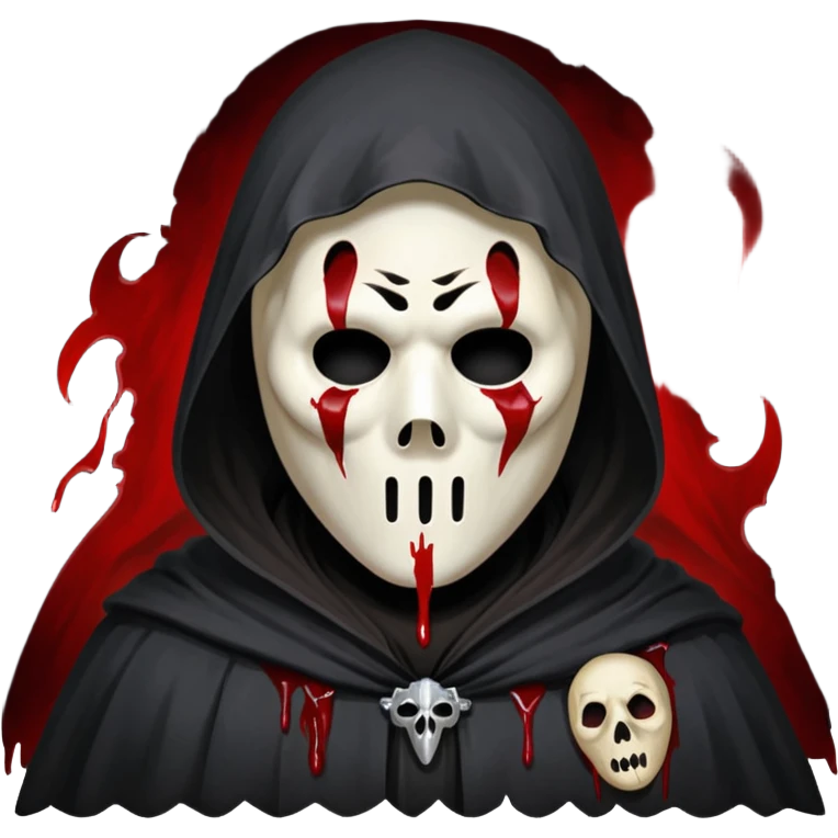 old ghostface from the Scream movie emoji