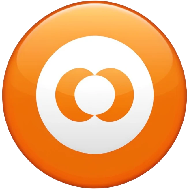 Make a flag in which fully white and in centre a circle of color orange emoji