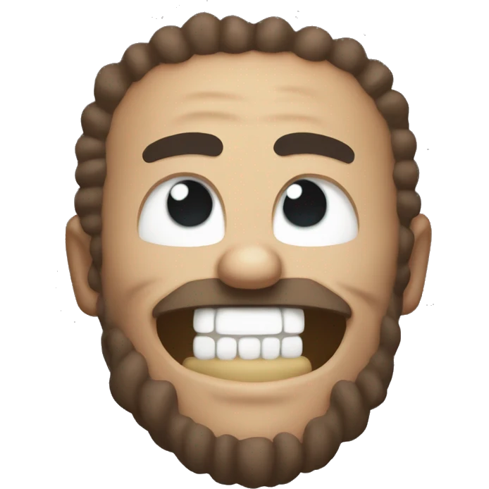 evil grin, pixel art emoji