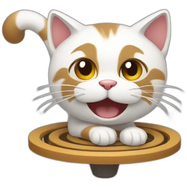 spinning cat emoji