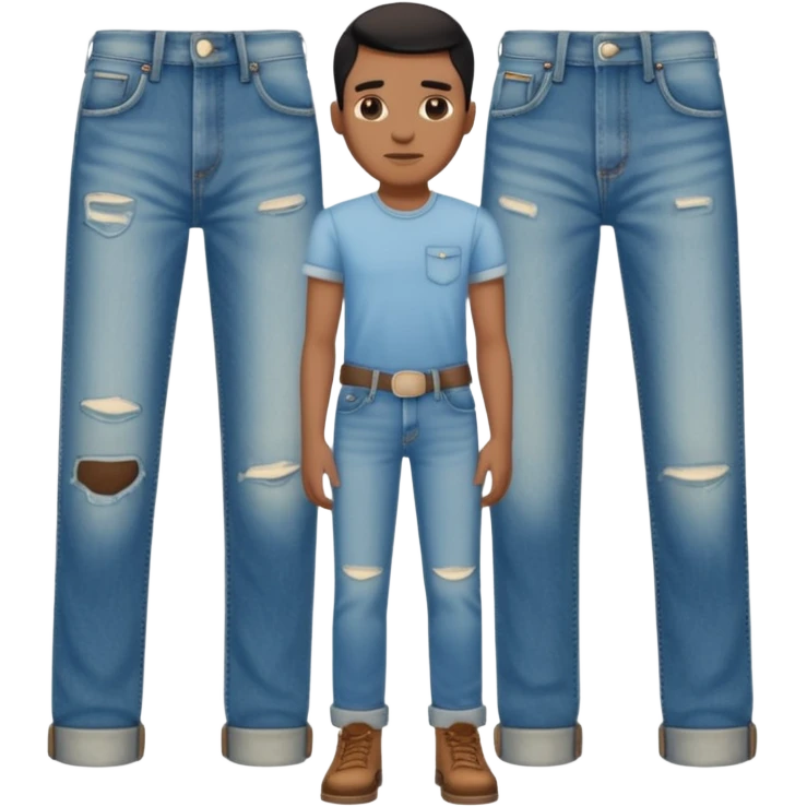 vintage motel rock jeans emoji