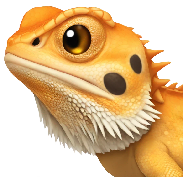Orange bearded dragon  emoji