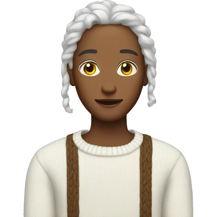 White sweater emoji