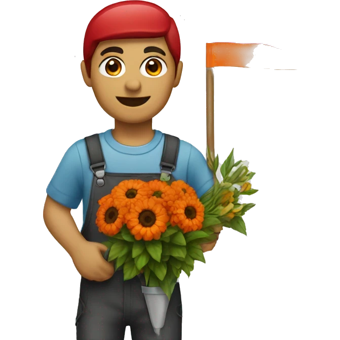 florist with armenia flag emoji
