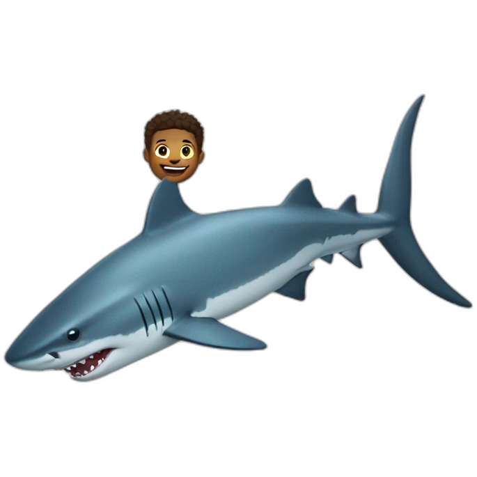 Shark with jordan  emoji