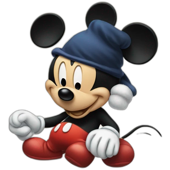 drunk mickey mouse emoji