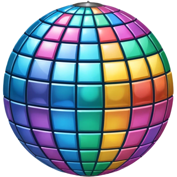 shiny disco ball emoji