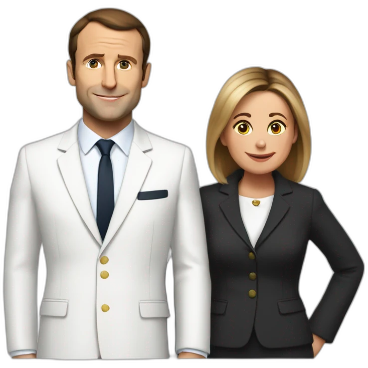 macron avec brigitte emoji