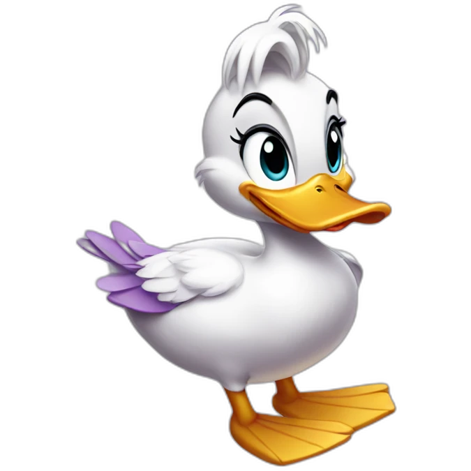 Daisy duck emoji