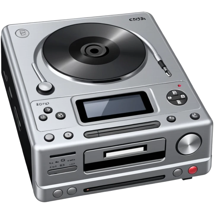 Realistic 1990’s cd player emoji
