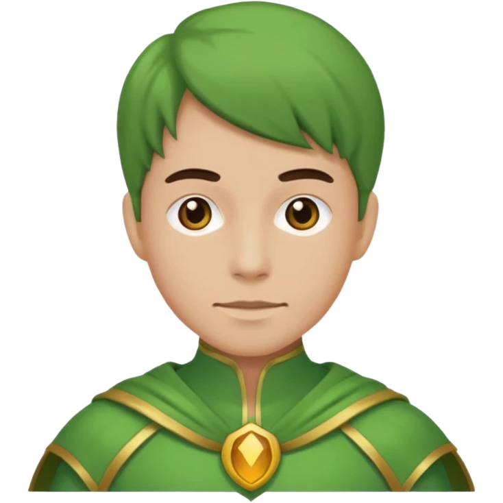 green costume emoji