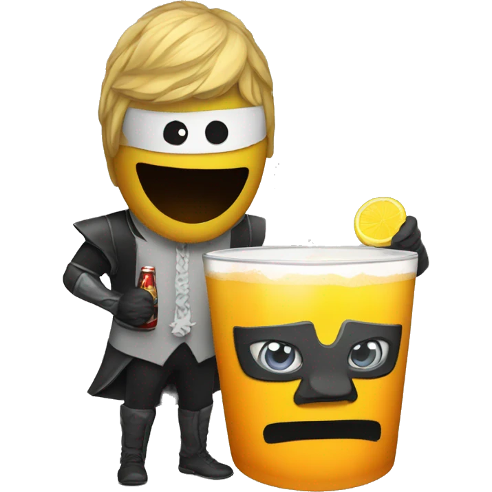beerpong in costumes emoji