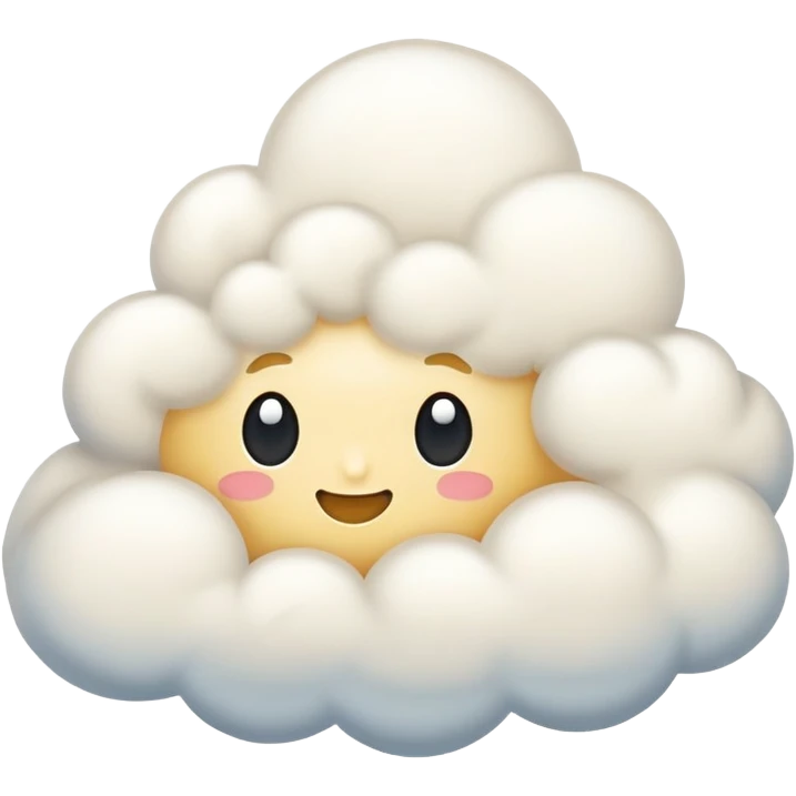 cream clouds emoji