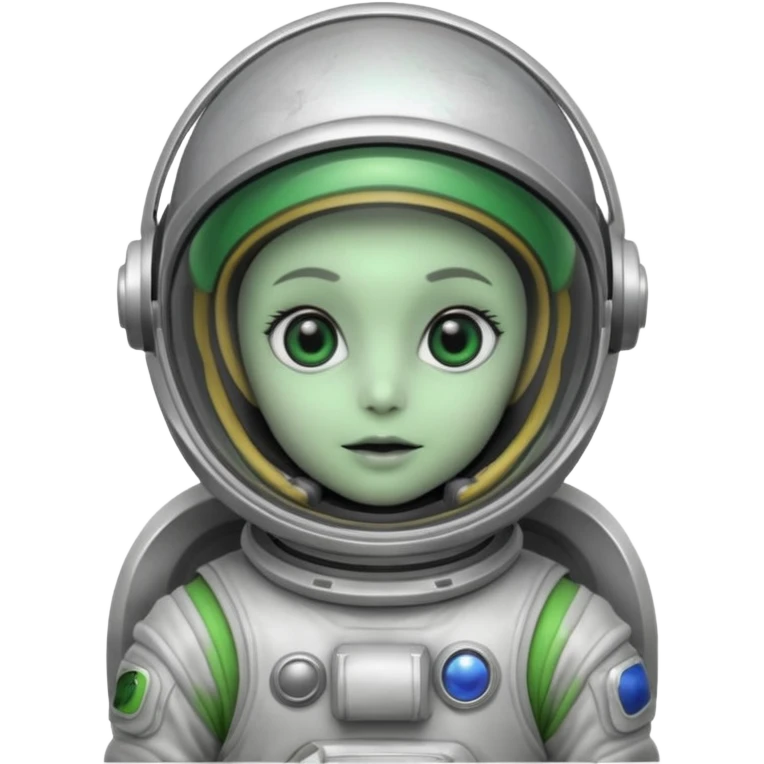 un alien sur la lune emoji